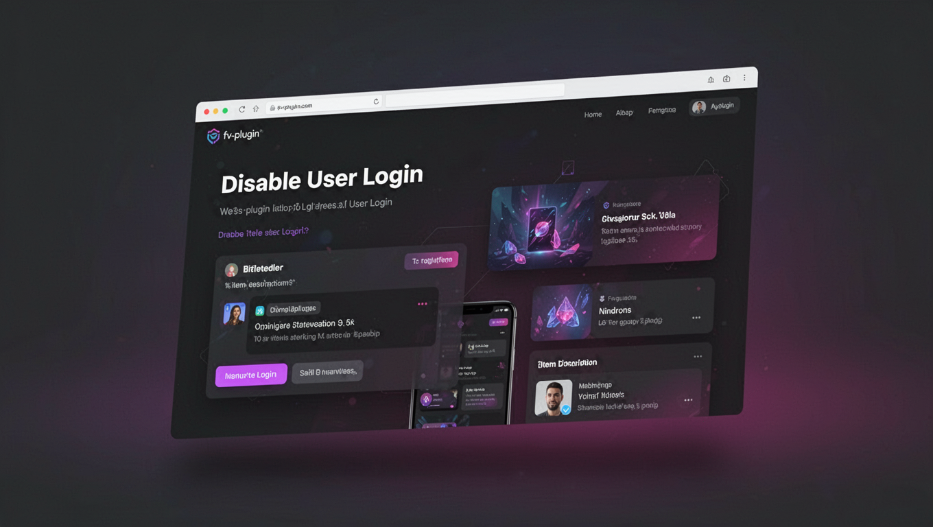 Preview of Disable User Login