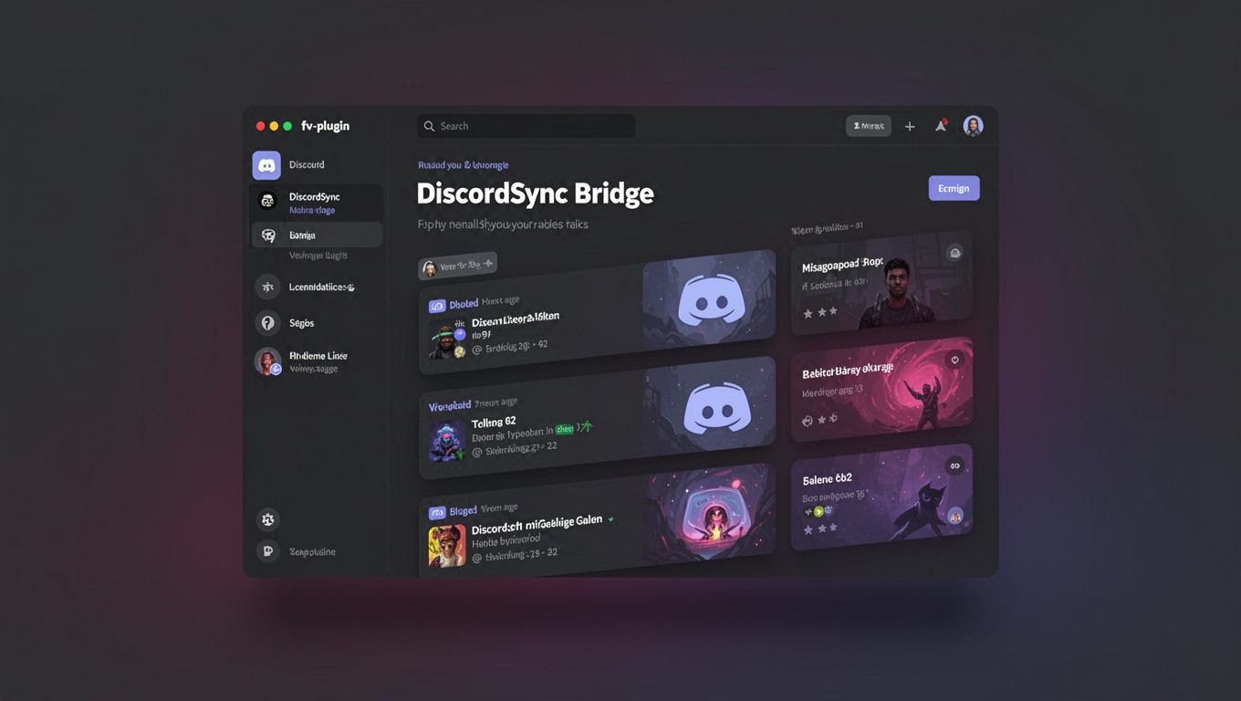 Preview of DiscordSync Bridge