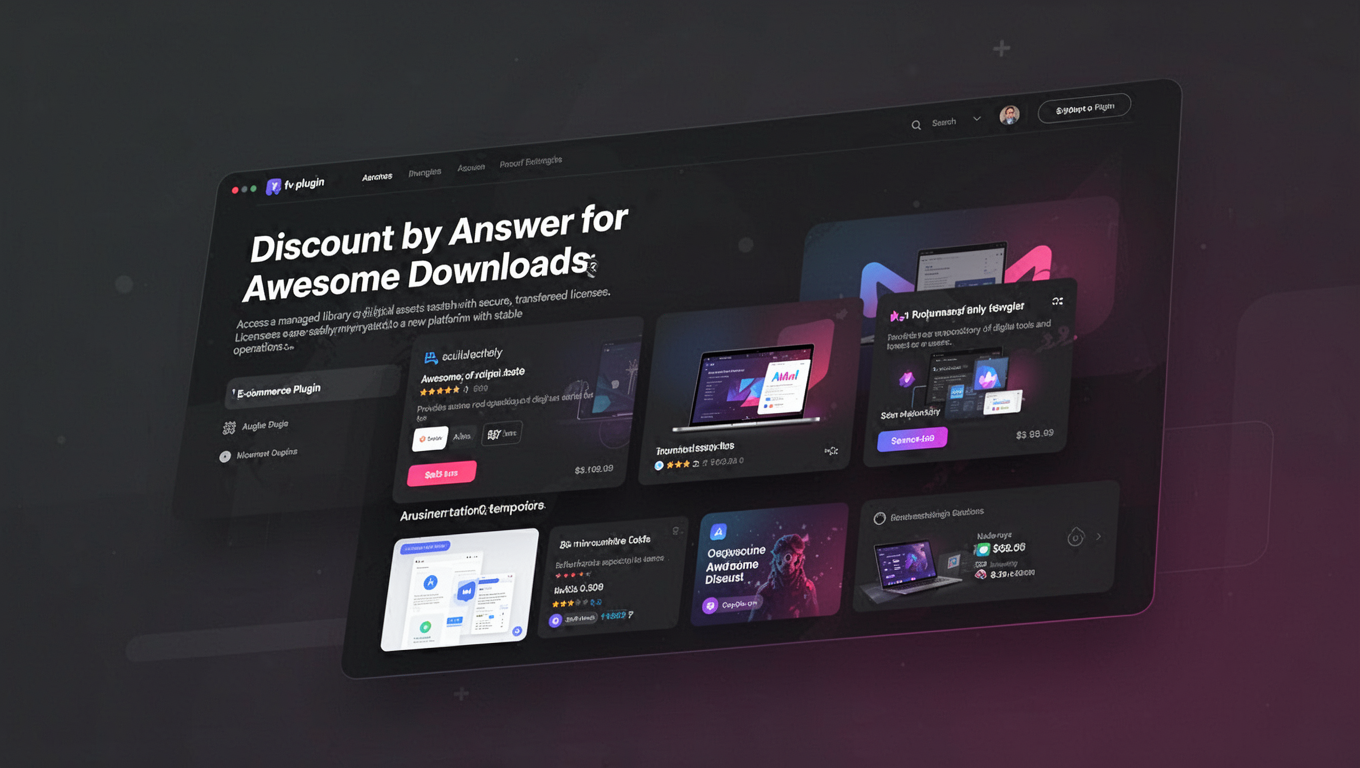 Preview of Discount by Answer for Awesome Downloads