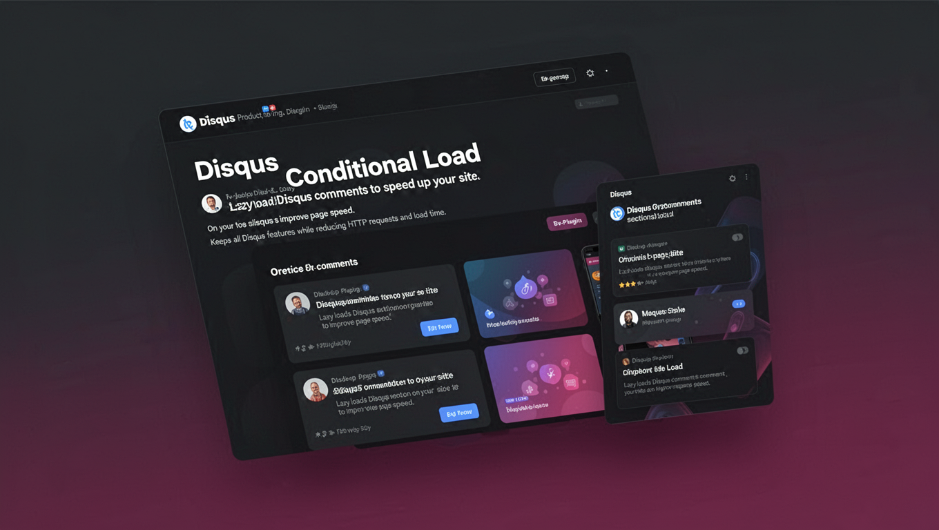 Preview of Disqus Conditional Load