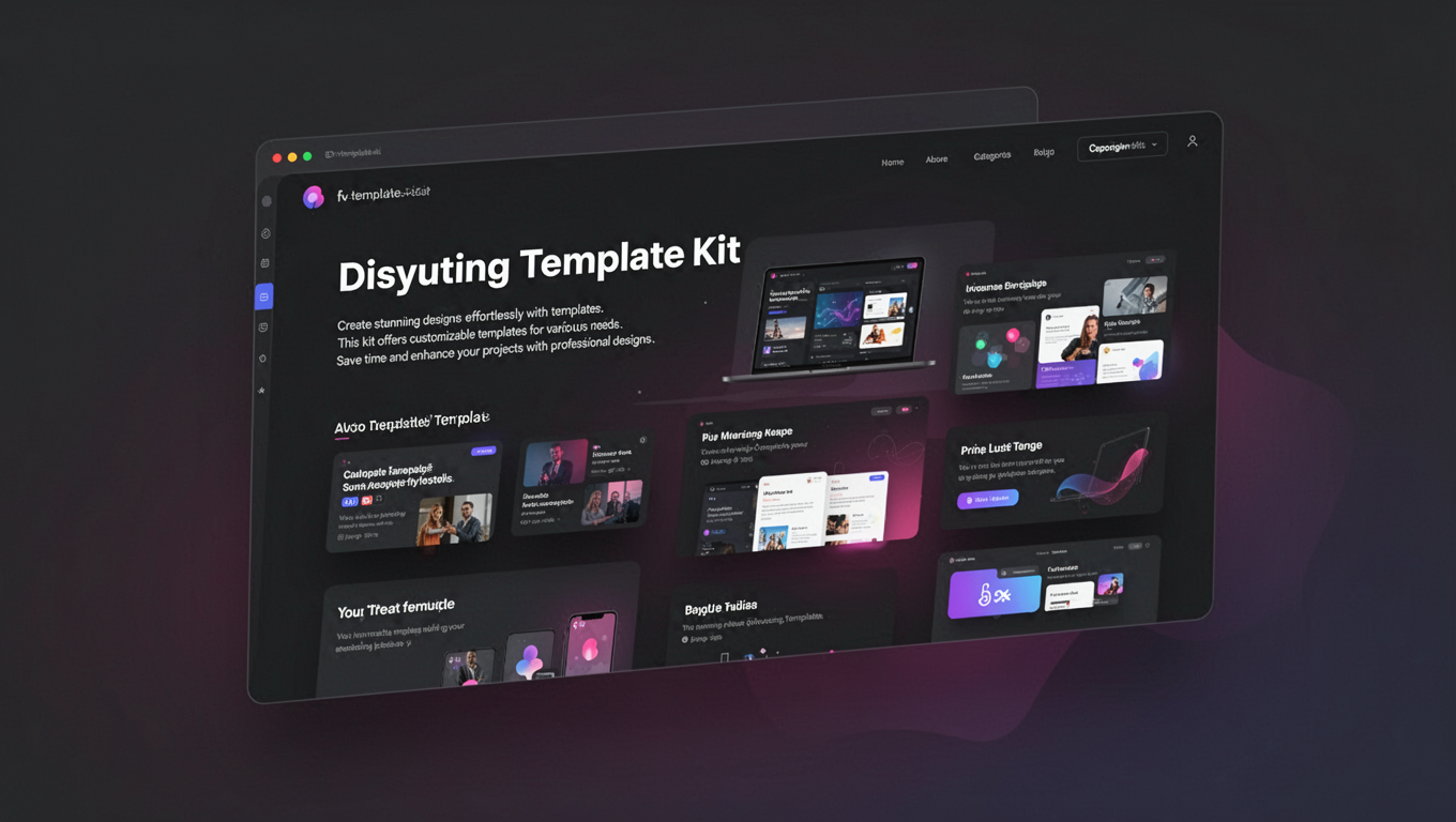 Preview of Disyuting Template Kit