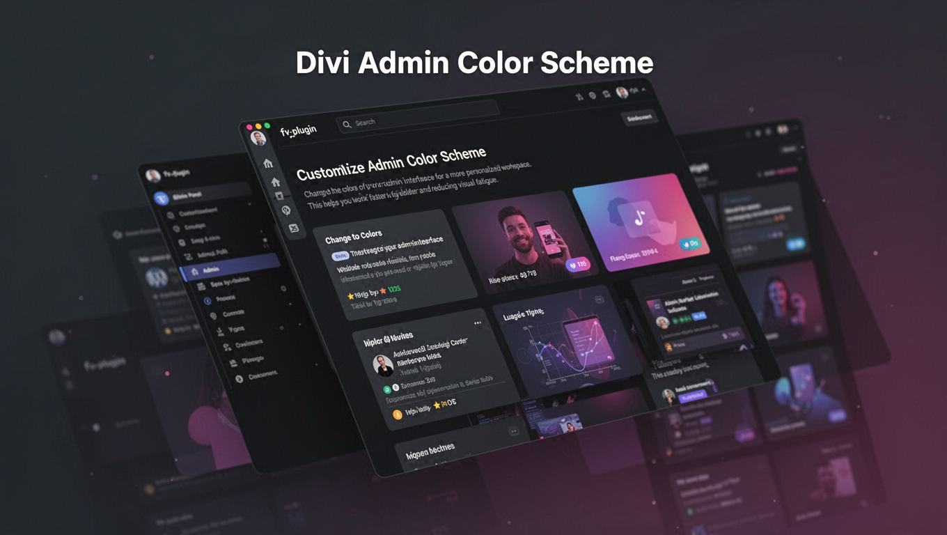 Preview of Divi Admin Color Scheme
