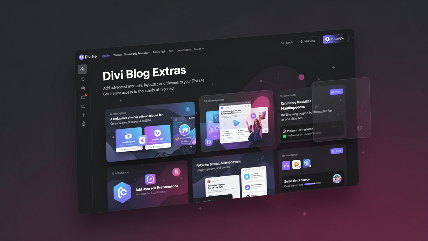 Preview of Divi Blog Extras