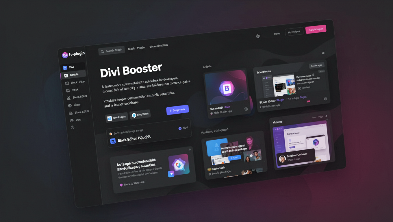 Preview of Divi Booster