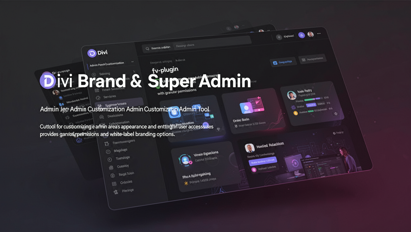 Preview of Divi Brand & Super Admin