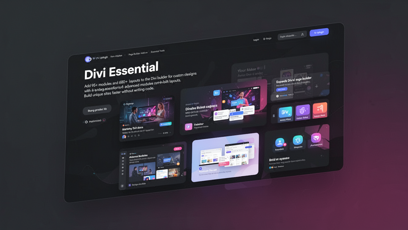Preview of Divi Essential