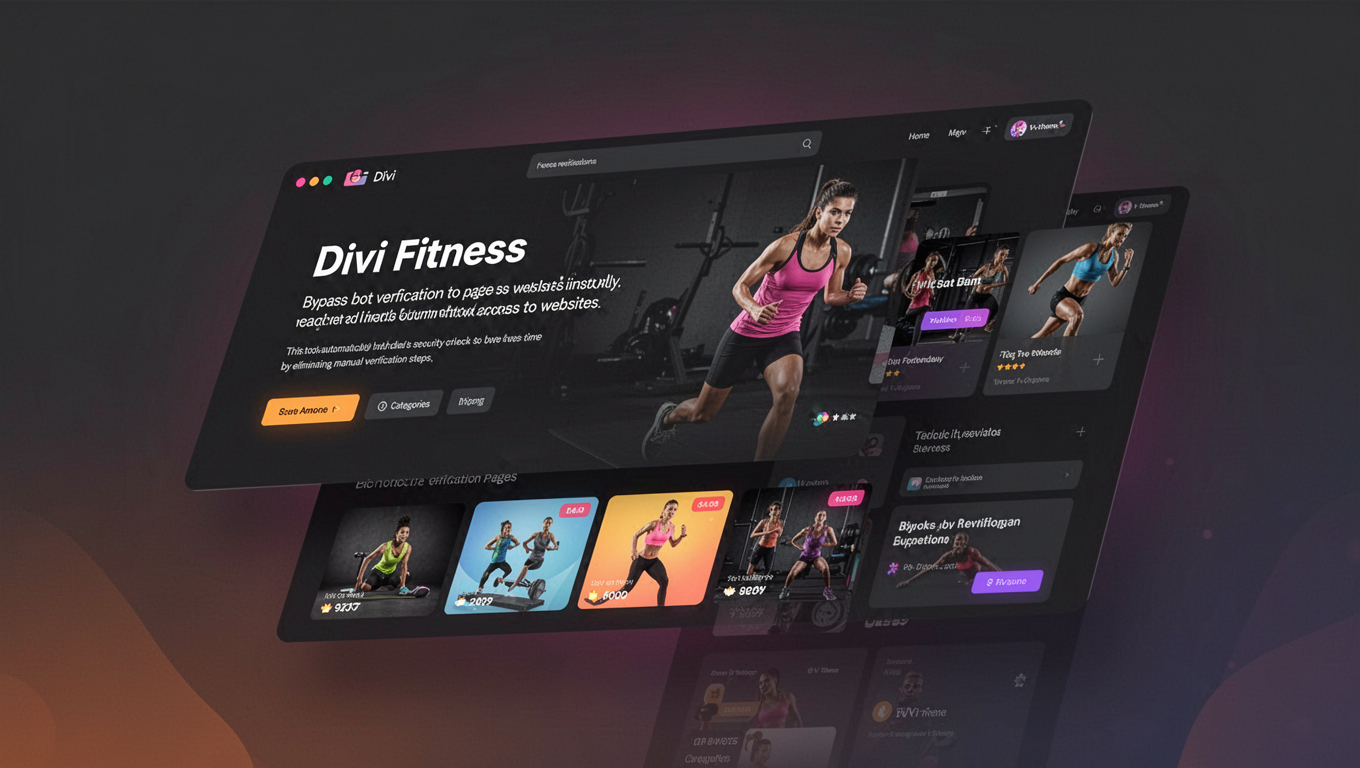 Preview of Divi Fitness