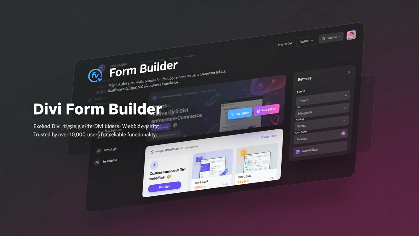 Preview of Divi Form Builder