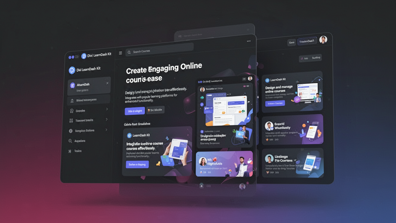 Preview of Divi LearnDash Kit