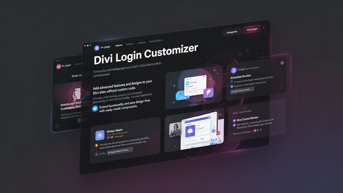 Preview of Divi Login Customizer