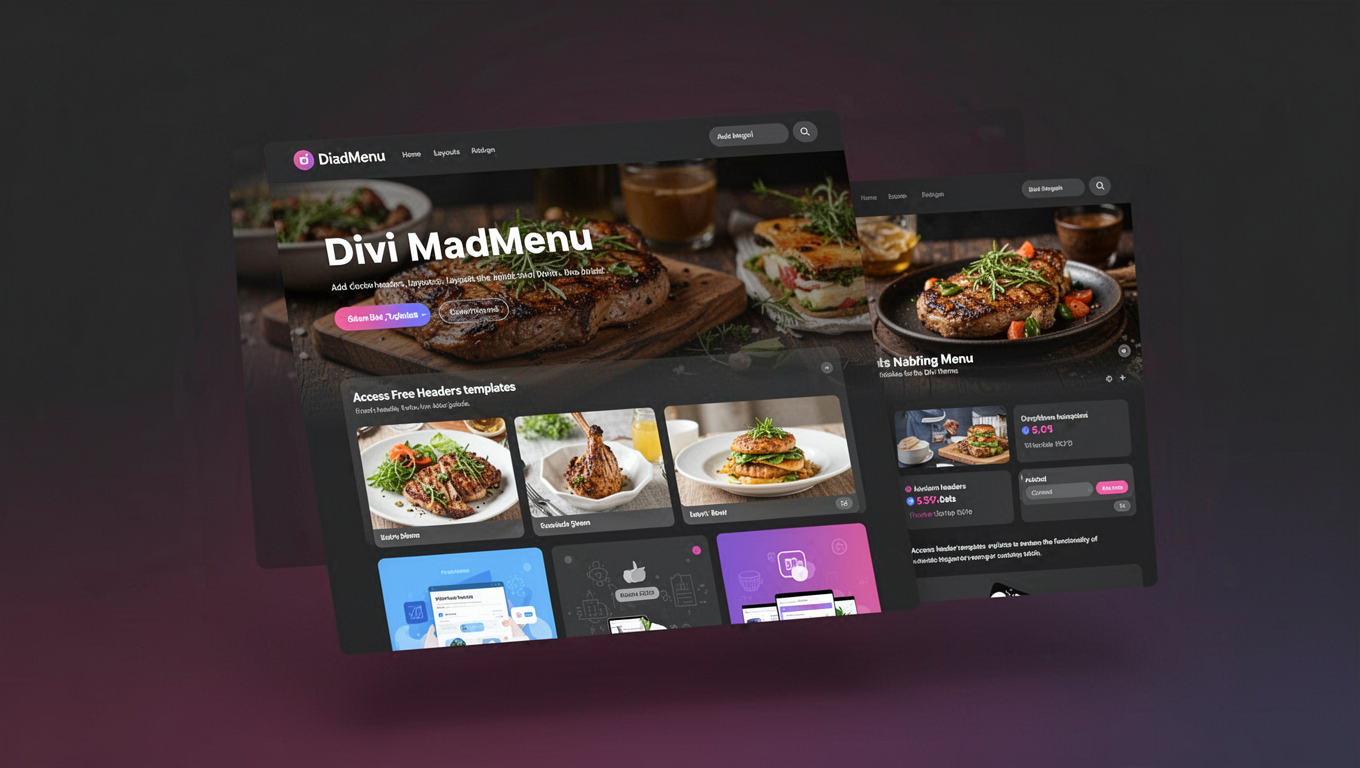 Preview of Divi MadMenu