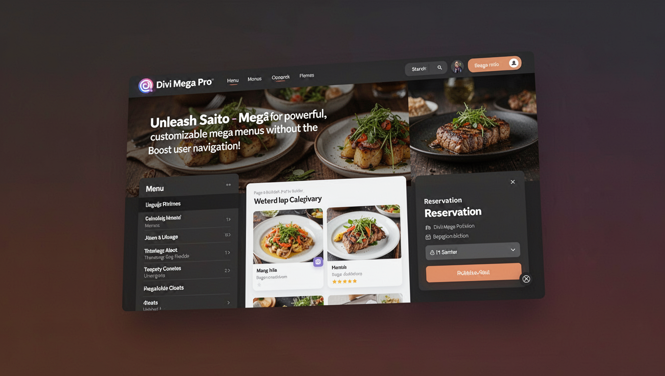 Preview of Divi Mega Pro