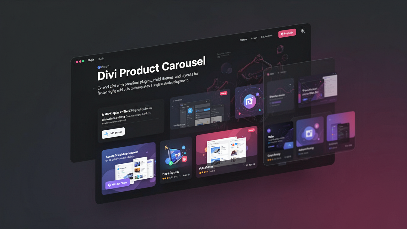 Preview of Divi Product Carousel