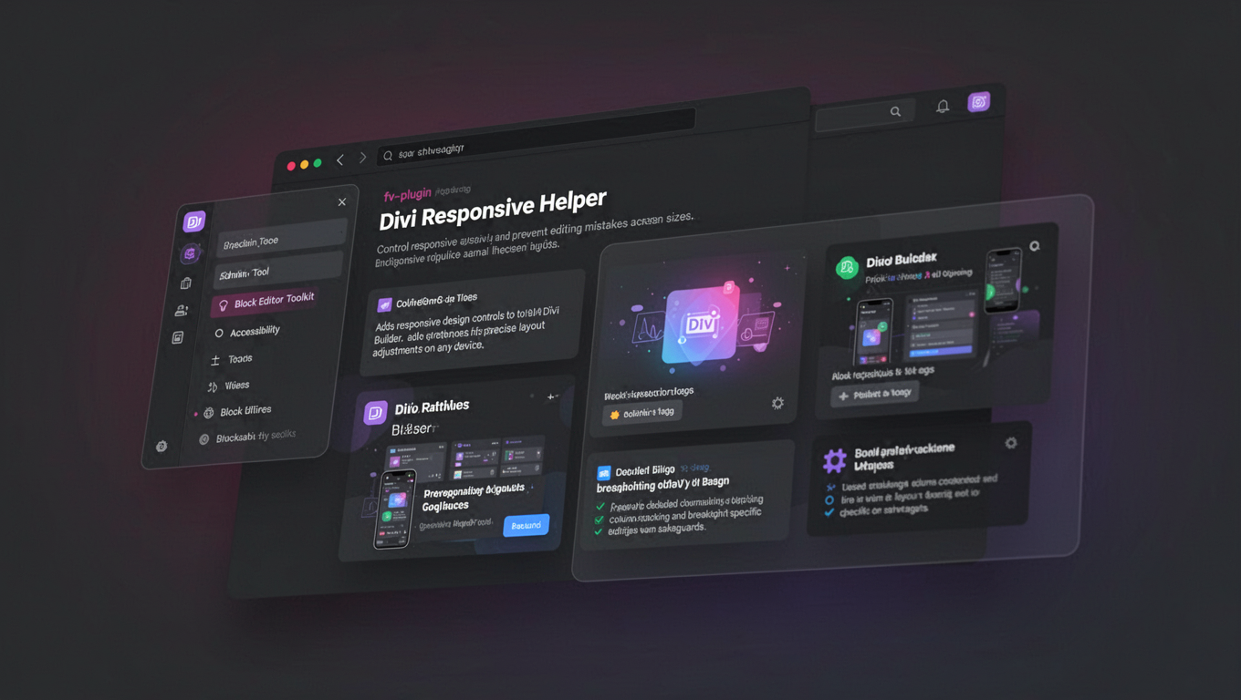 Preview of Divi Responsive Helper