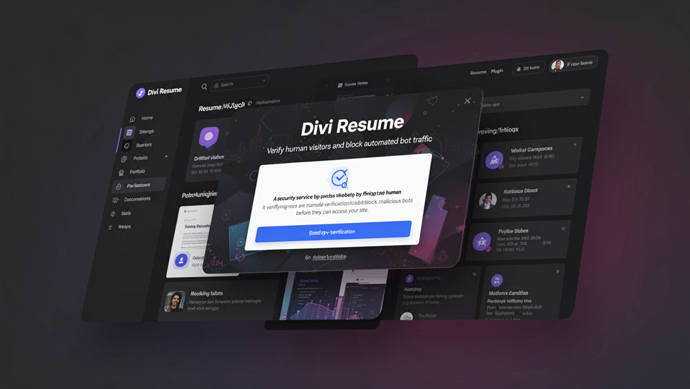 Preview of Divi Resume