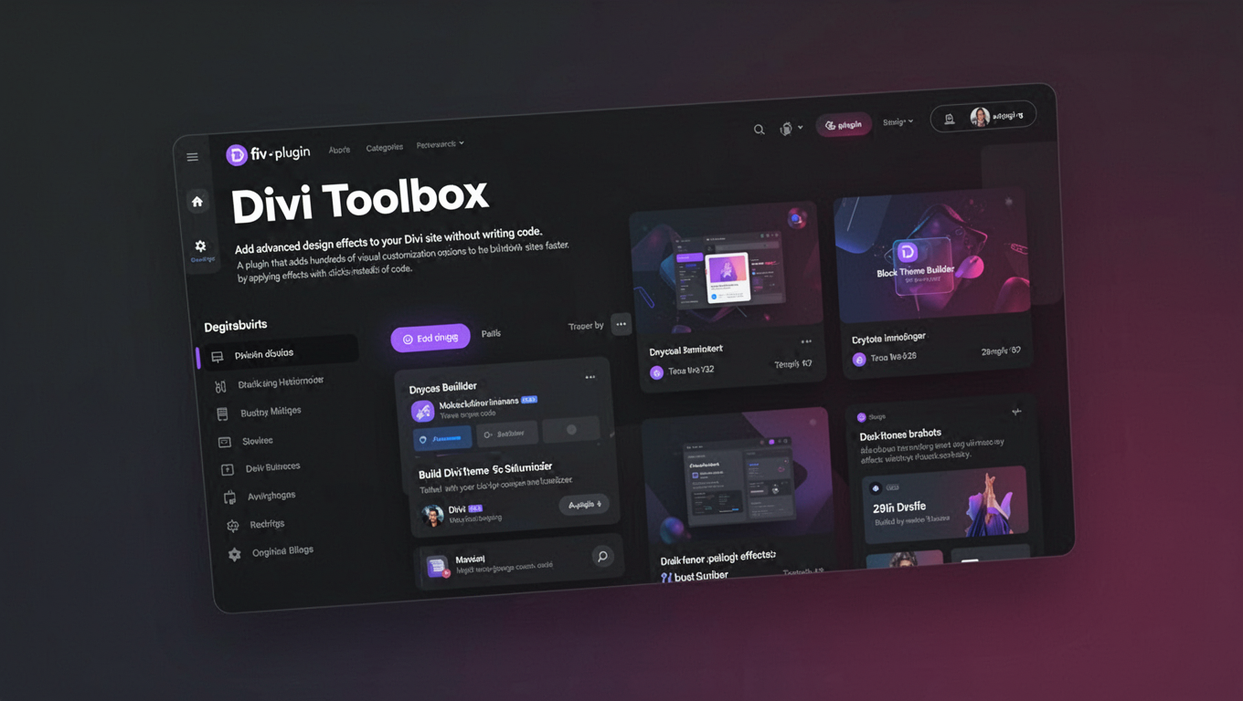 Preview of Divi Toolbox