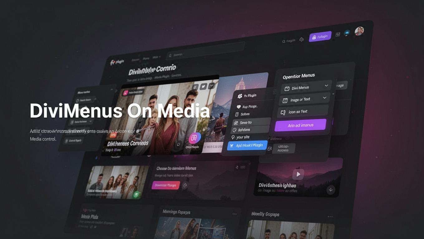 Preview of DiviMenus On Media