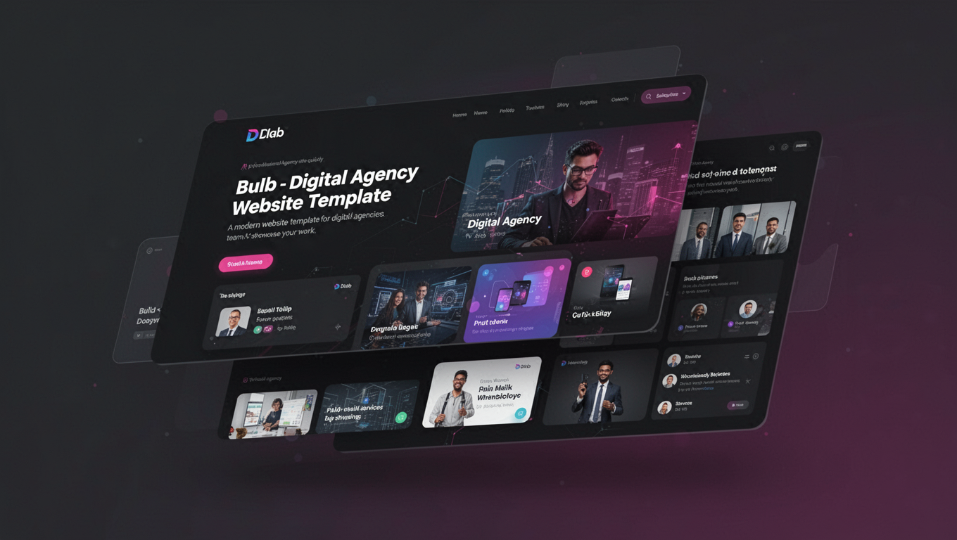 Preview of Dlab - Digital Agency Website Template