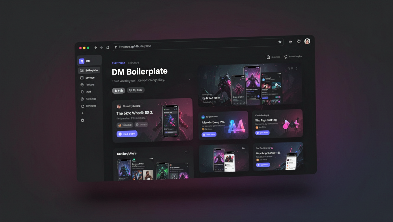 Preview of DM Boilerplate
