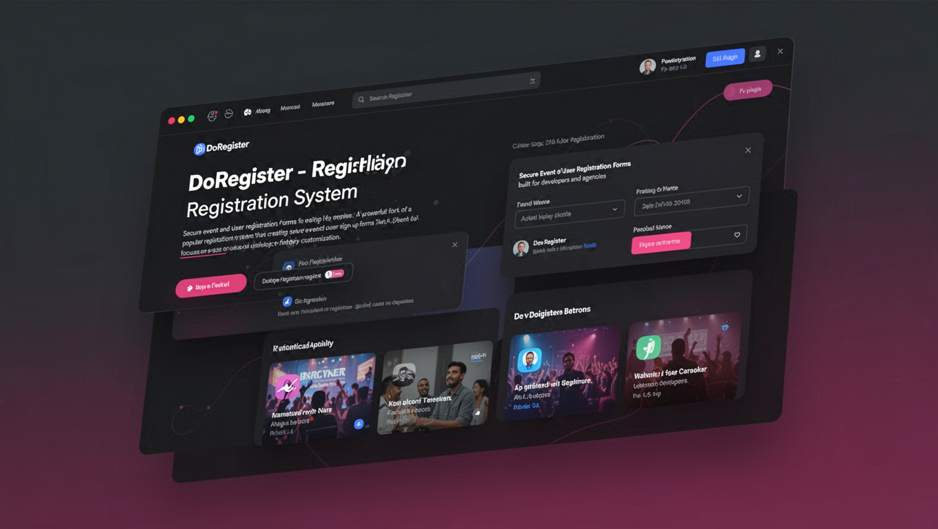 Preview of DoRegister - Registration System