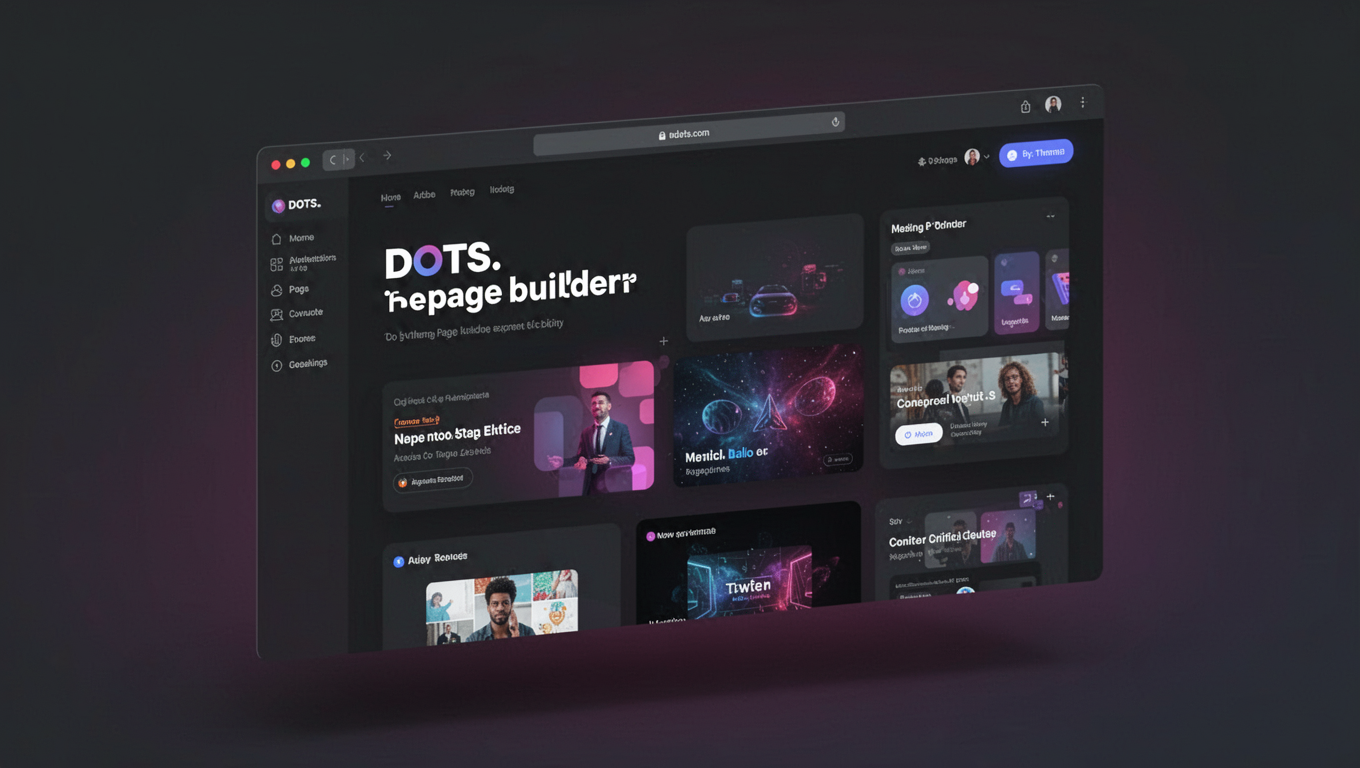 Preview of DOTS. Elementor