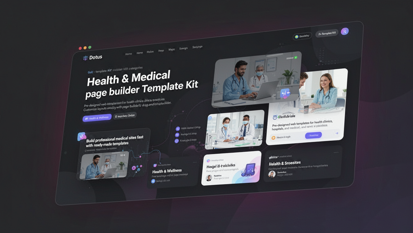Preview of Dotus - Health & Medical Elementor Template Kit