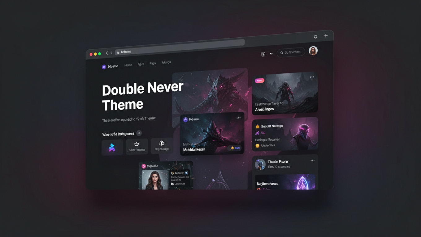 Preview of Double Never Theme
