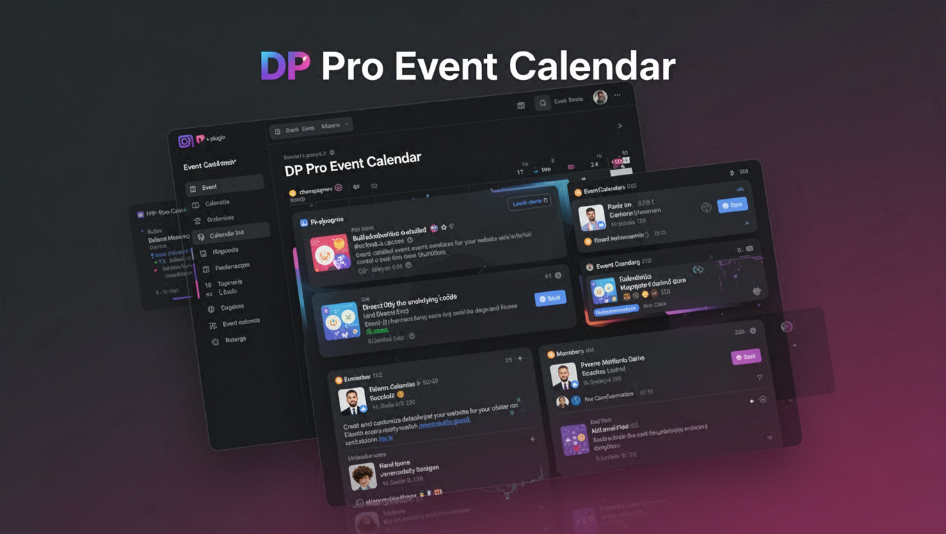 Preview of DP Pro Event Calendar