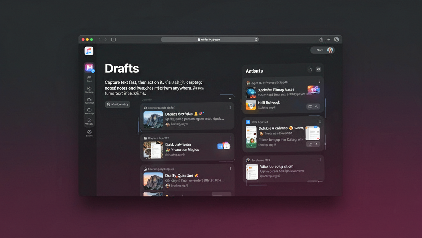 Preview of Drafts