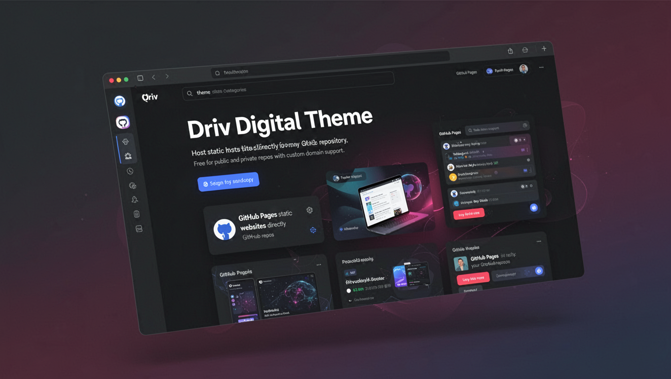 Preview of Driv Digital Theme