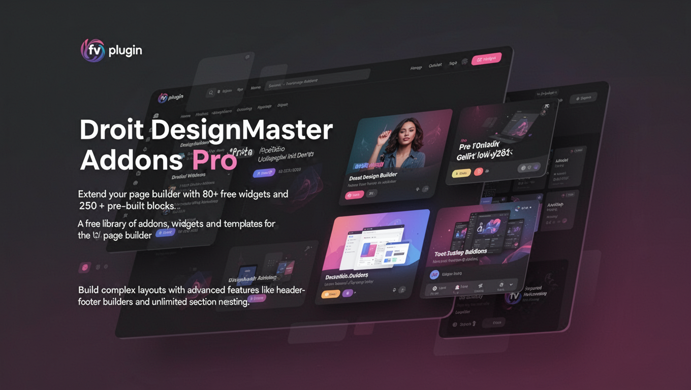 Preview of Droit DesignMaster Addons Pro