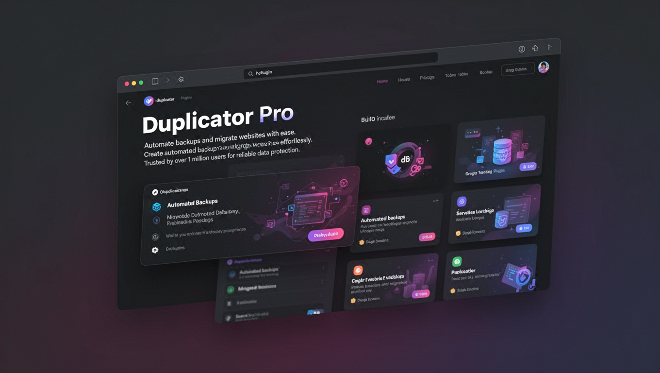 Preview of Duplicator Pro