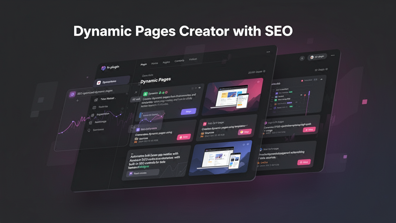 Preview of Dynamic Pages Creator with SEO