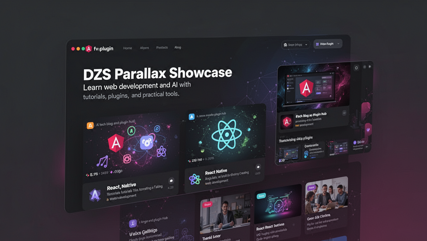 Preview of DZS Parallax Showcase