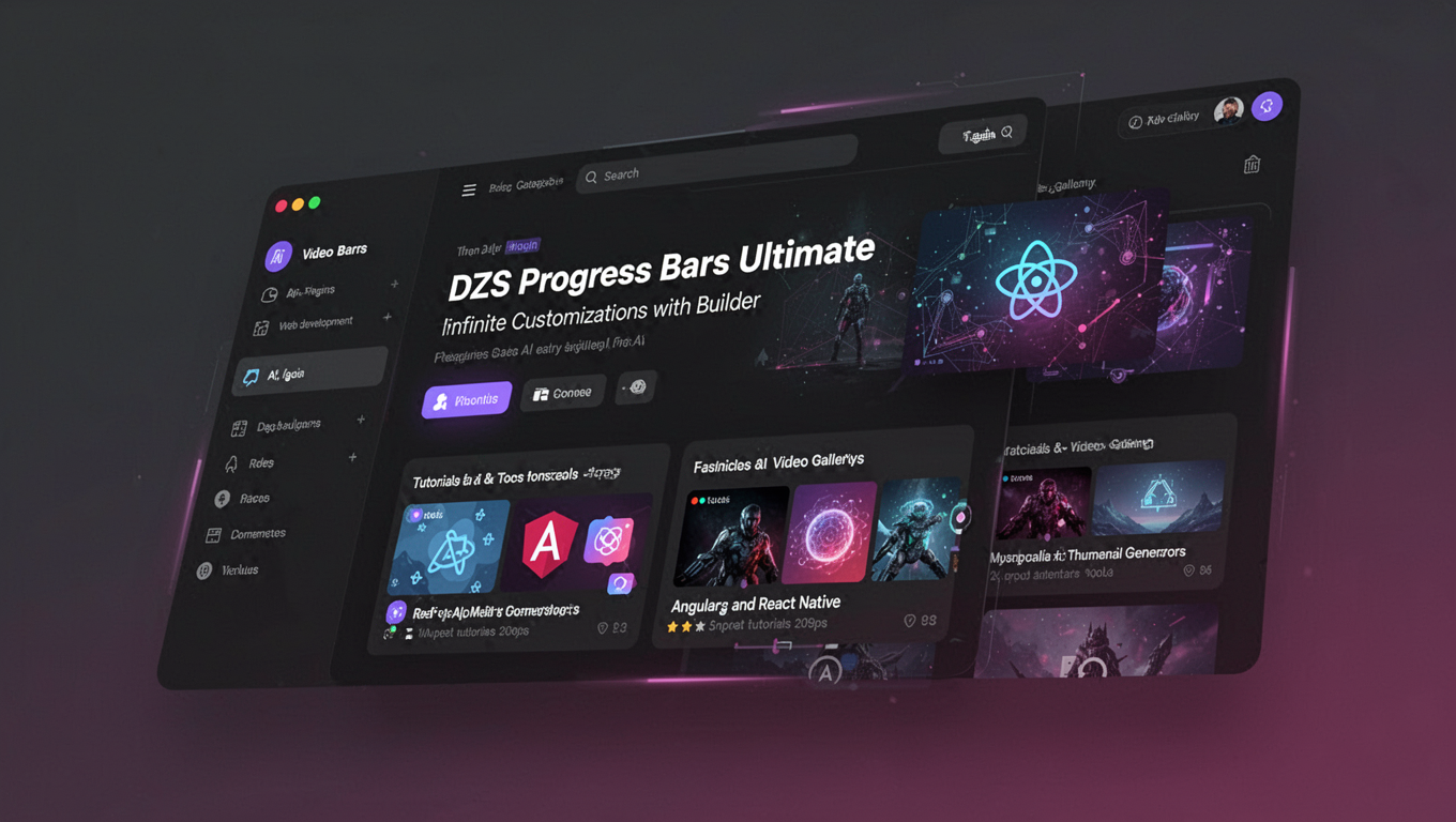 Preview of DZS Progress Bars Ultimate - Infinite Customizations with Builder
