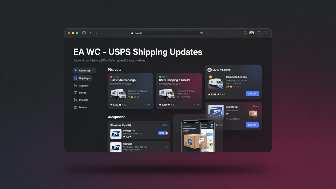 Preview of EA WC - USPS Shipping Updates