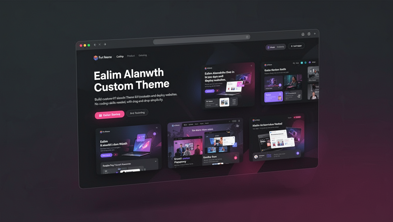 Preview of Ealim Alanwth Custom Theme