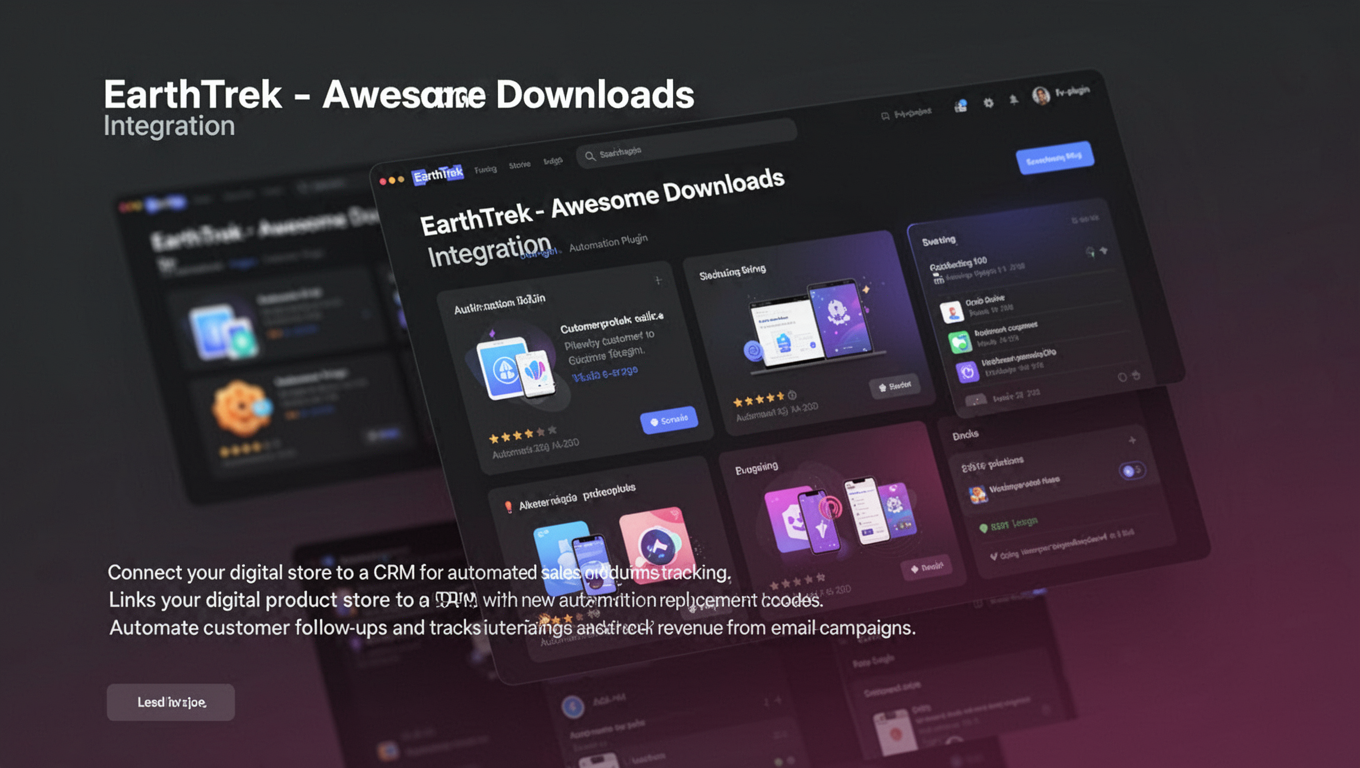 Preview of EarthTrek - Awesome Downloads Integration