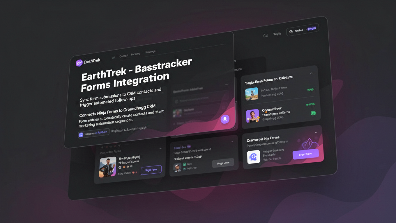 Preview of EarthTrek - Basstracker Forms Integration