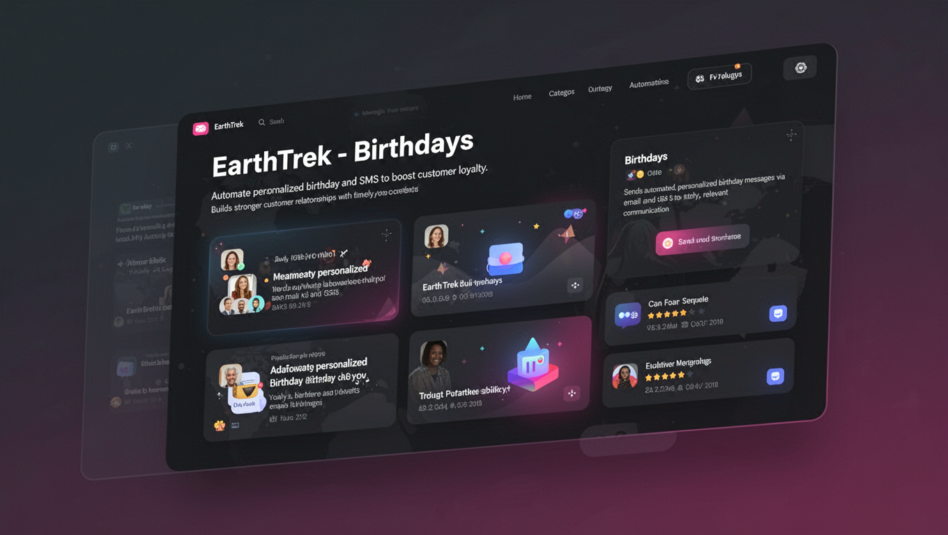 Preview of EarthTrek - Birthdays