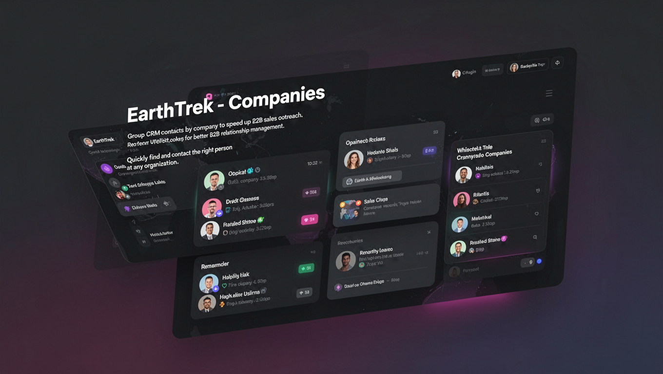 Preview of EarthTrek - Companies