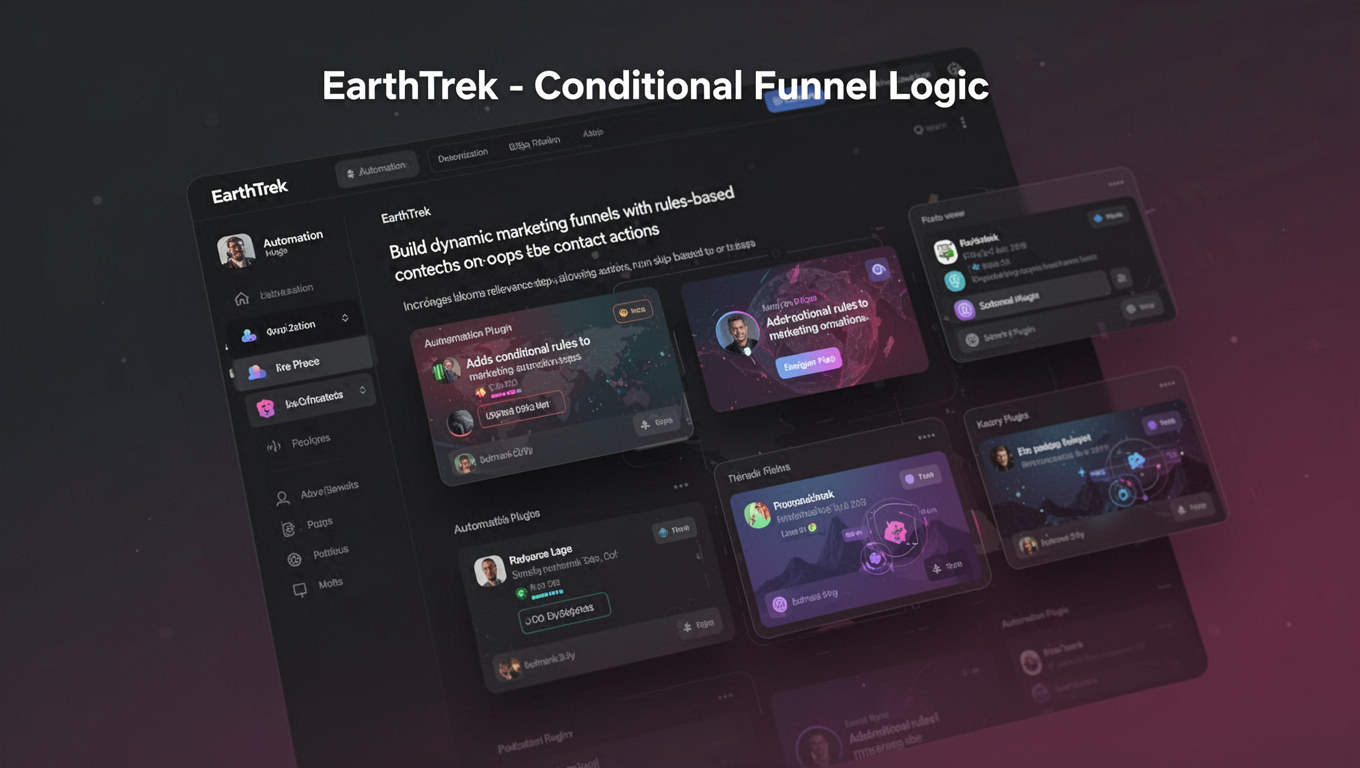 Preview of EarthTrek - Conditional Funnel Logic