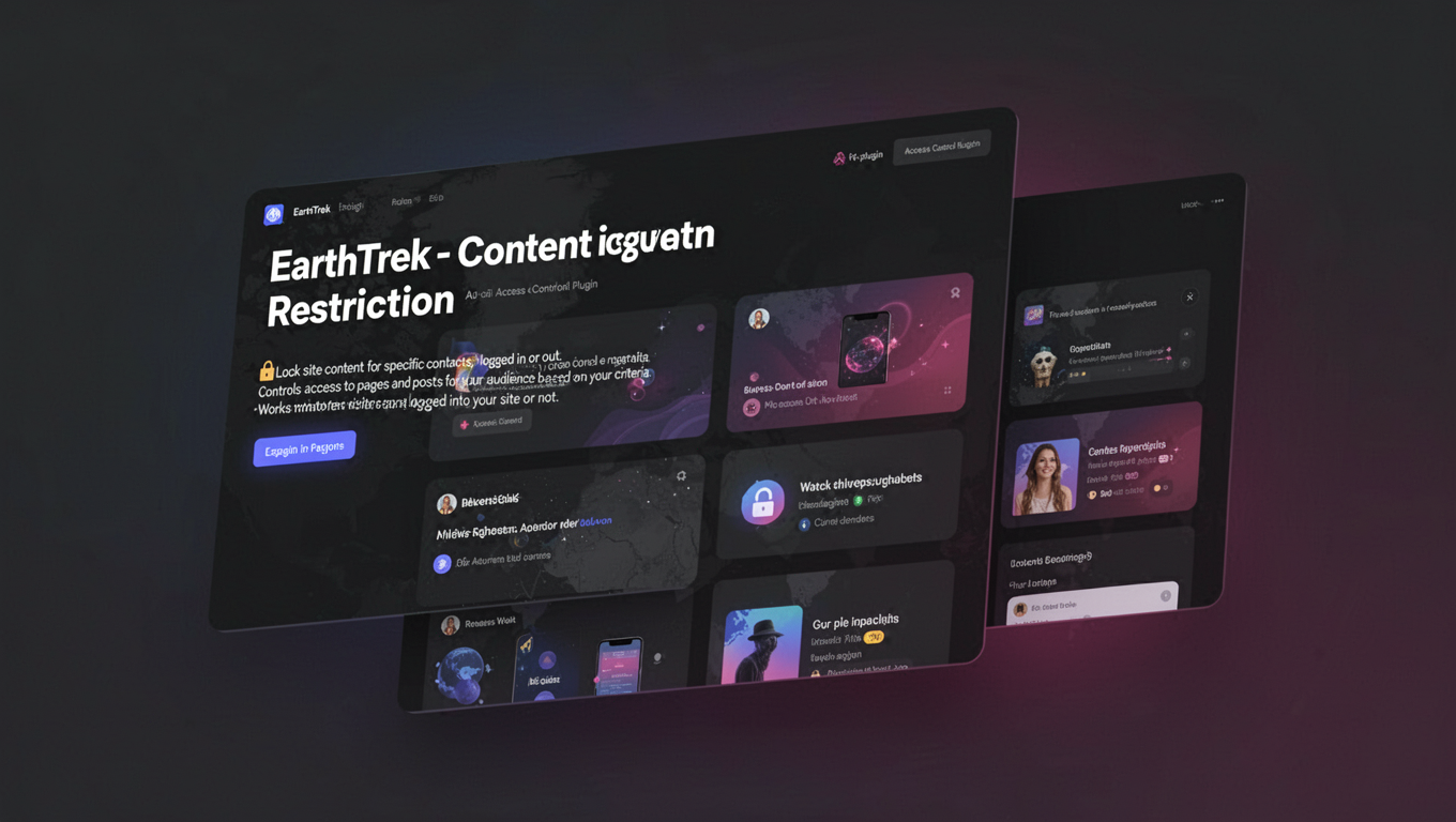 Preview of EarthTrek - Content Restriction