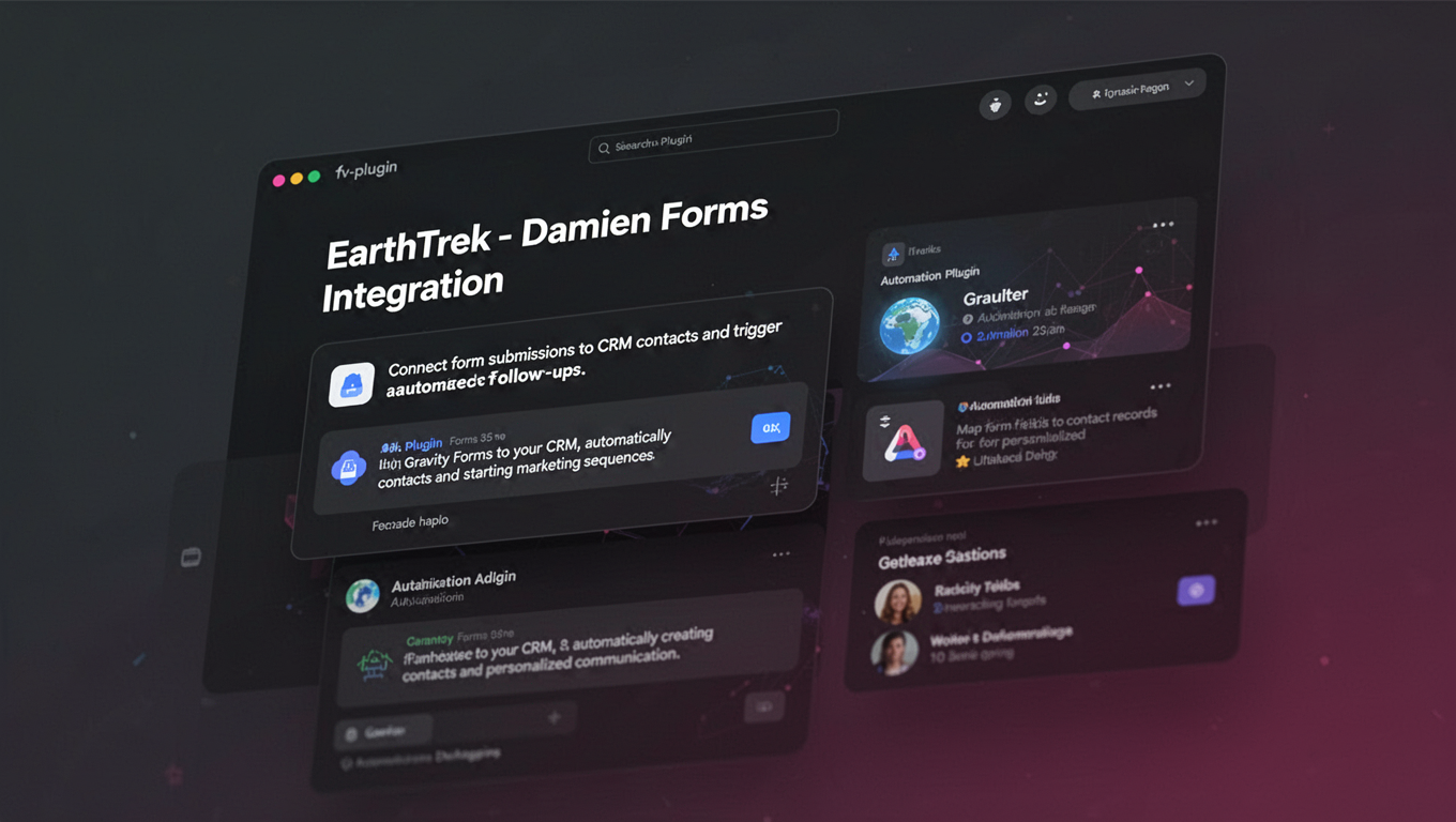 Preview of EarthTrek - Damien Forms Integration