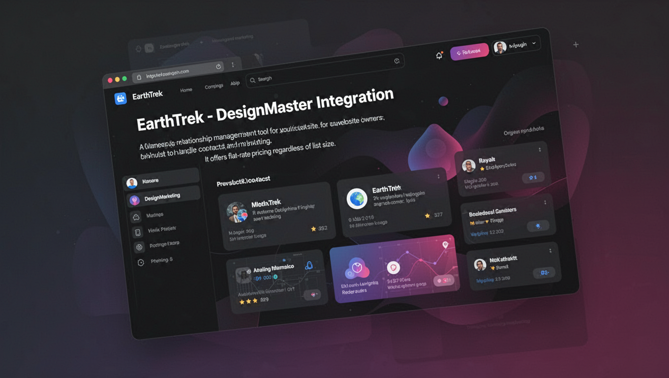 Preview of EarthTrek - DesignMaster Integration