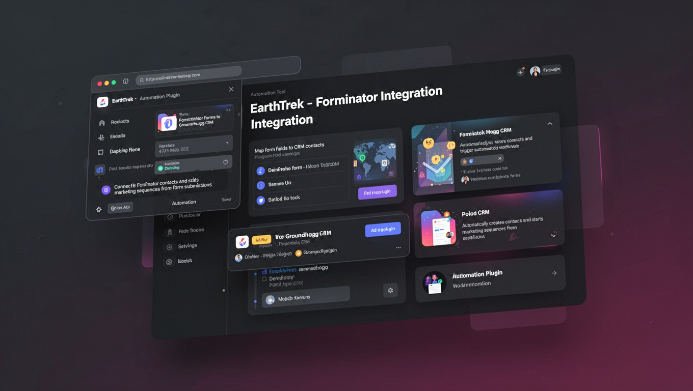 Preview of EarthTrek - Forminator Integration