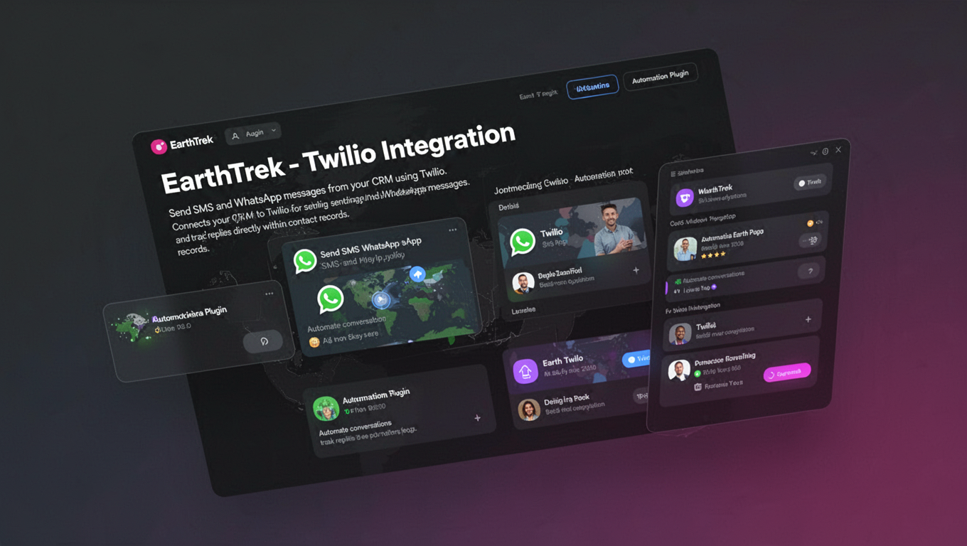 Preview of EarthTrek - Twilio Integration