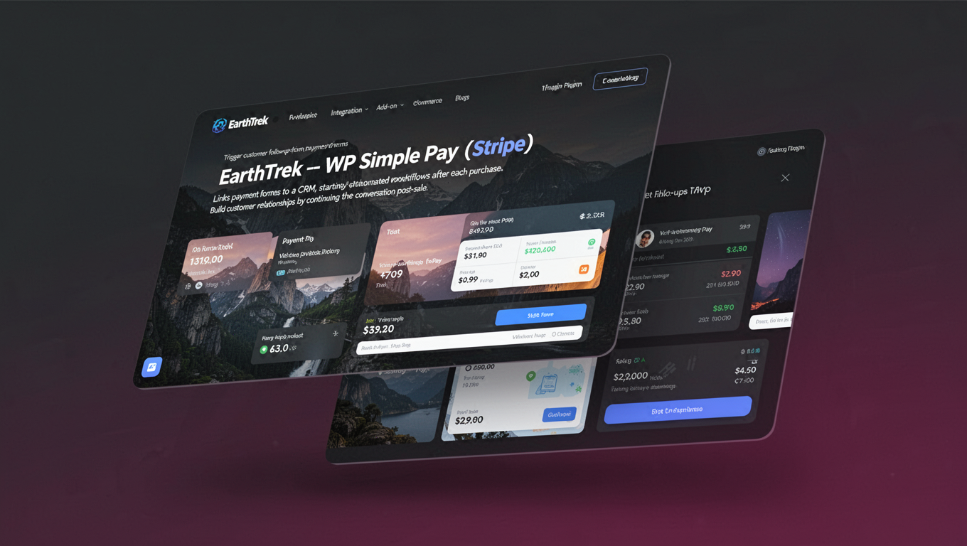 Preview of EarthTrek - WP Simple Pay (Stripe)