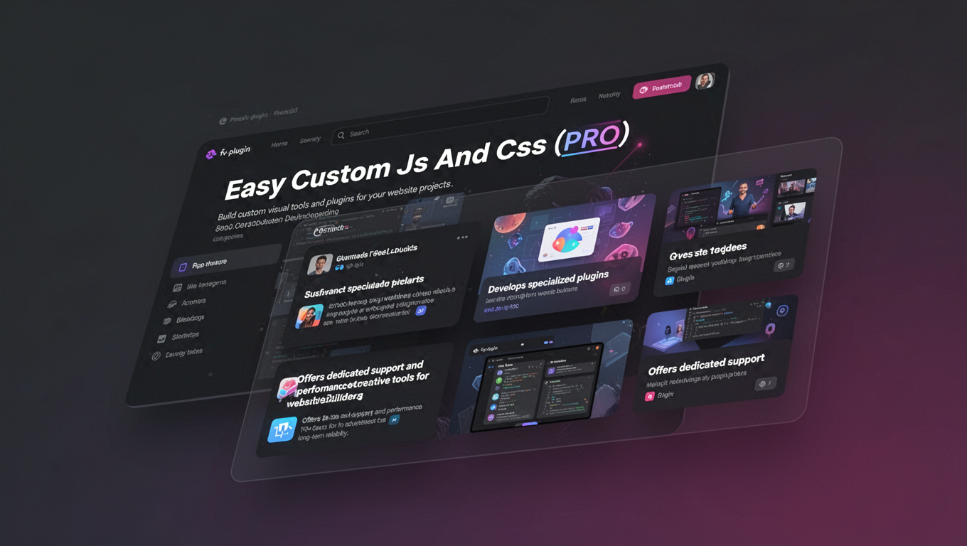 Preview of Easy Custom Js And Css (PRO)