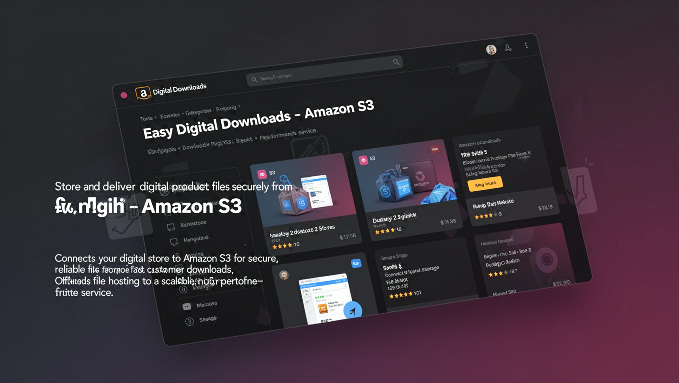 Preview of Easy Digital Downloads - Amazon S3